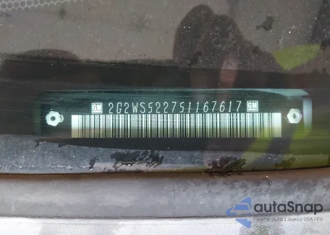 2005 Pontiac Grand Prix Gt из США, поврежденный, VIN 2G2WS522751167617